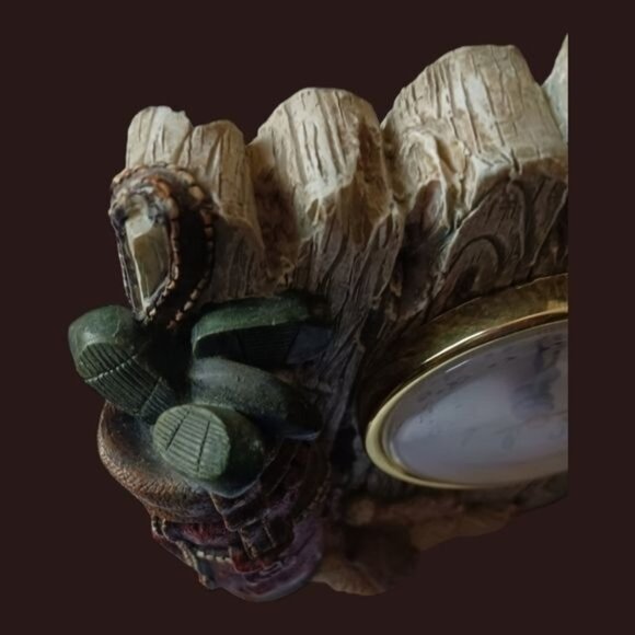 Vtg Quartz golf theme desk shelf table mantle clock - Picture 8 of 8